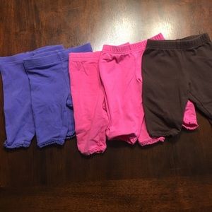 5 pairs of bike shorts